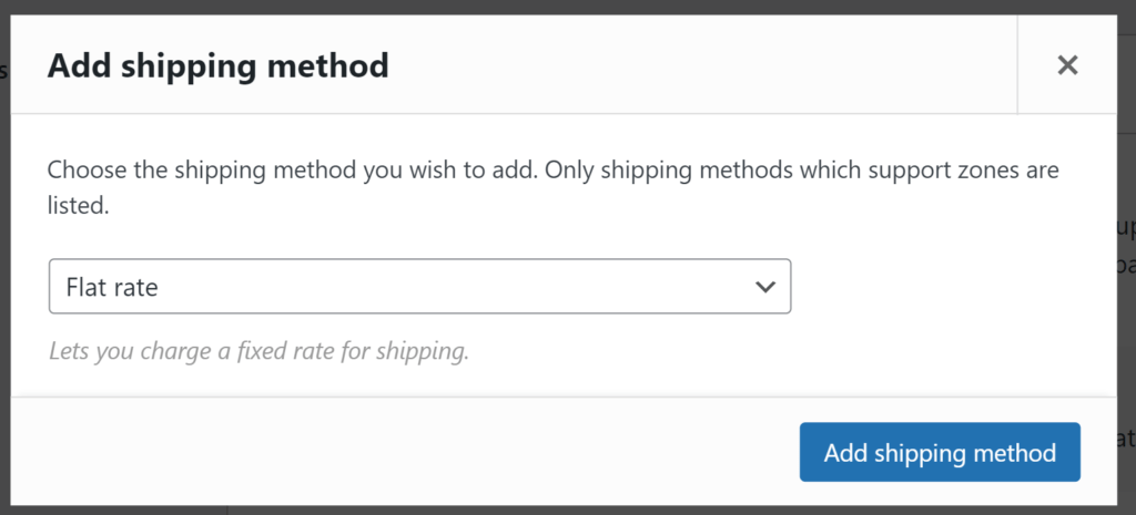 Adding flat rate shipping