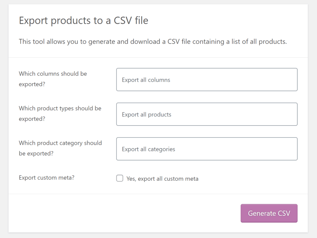 Export to a CSV file.