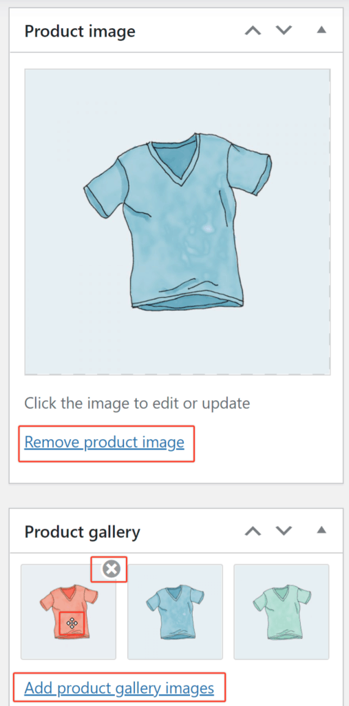 WooCommerce product images